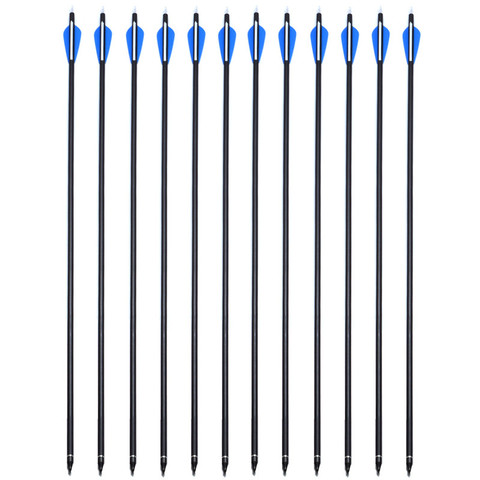 Hunting bow  6/12/24/36 Pcs Spine 500 Mixed Carbon Arrow 30 Inches Diameter 8 mm for Compound/Recurve Bow and Arrow Archery ► Photo 1/6