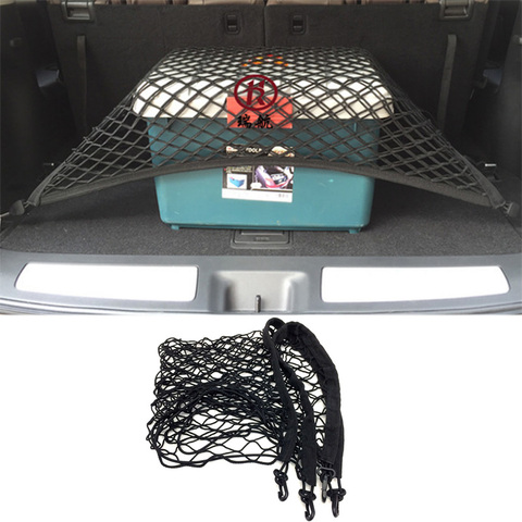 For BMW e34 x5 g05 f11 e46 f48 x3 g01 e83 f34 Accessories Car Trunk Rear Storage Cargo Network trunk Luggage net Elastic Mesh ► Photo 1/6