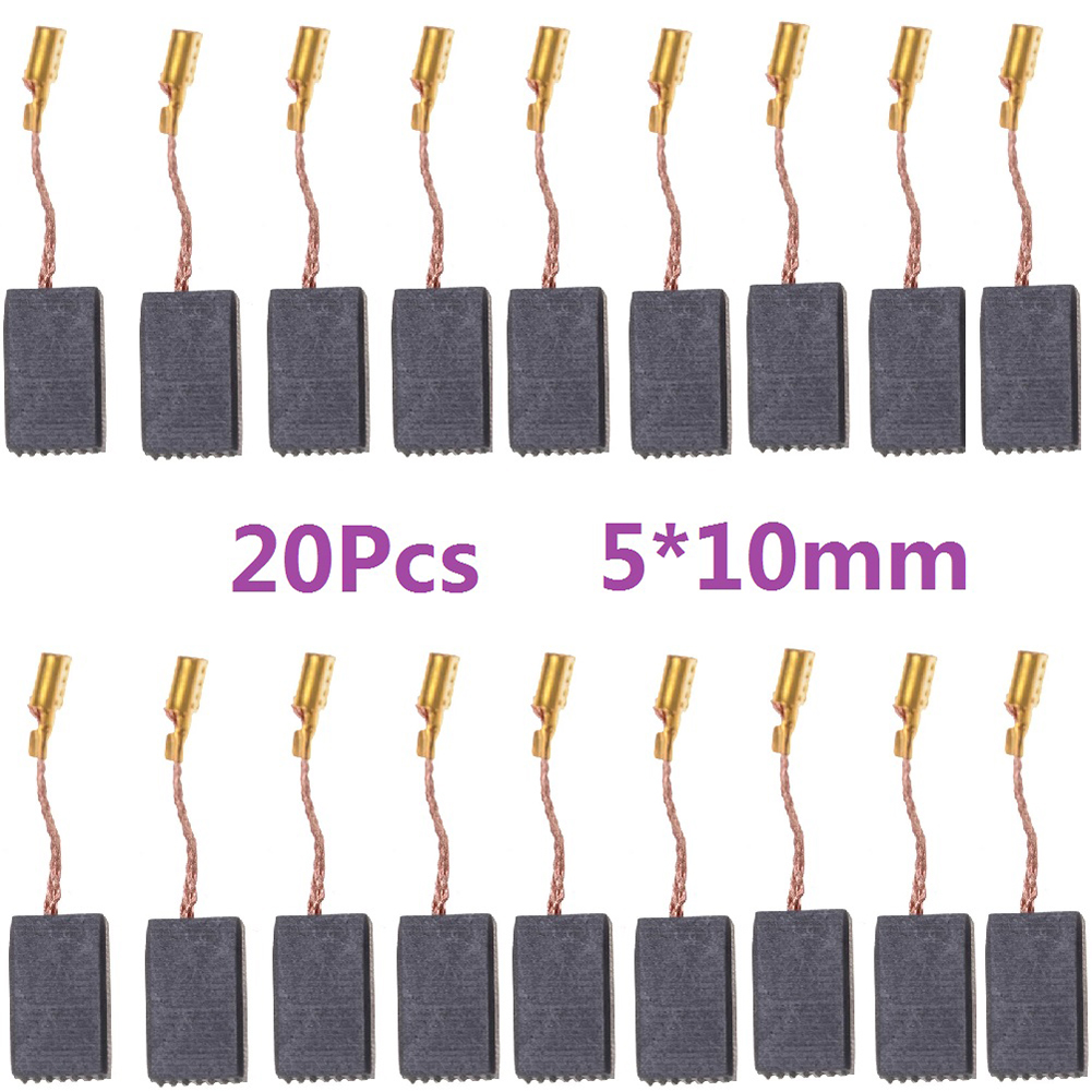 20Pcs Carbon Brushes 5*10*15mm For Electric Motors Bosch 125 14-150 Electric Motor Angle Grinder Accessories ► Photo 1/6