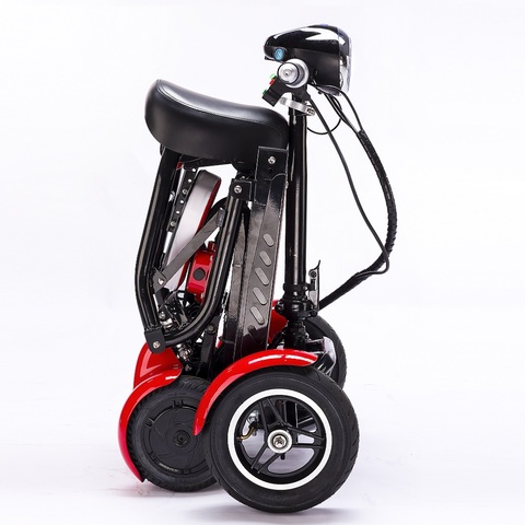 2022 Powerful China Cheap  Dual motor kick 4 wheeled pure 10 inch folding electric bike scooter for sale ► Photo 1/6
