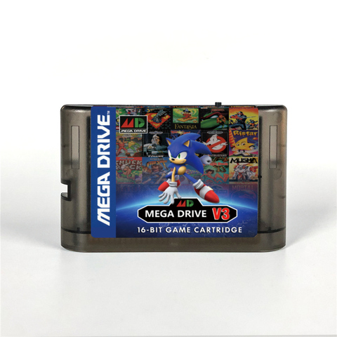 KY Technology MD V3 Pro Updated 1200 in 1  EDMD V3 Game Cartridge for USA/ Japan /European SEGA GENESIS MegaDrive Console ► Photo 1/6