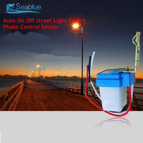 12V 24V 220V 10A Automatic On Off Photocell Street Lamp Light Switch Controller 50-60Hz Photo Control Photoswitch Sensor Switch ► Photo 1/6