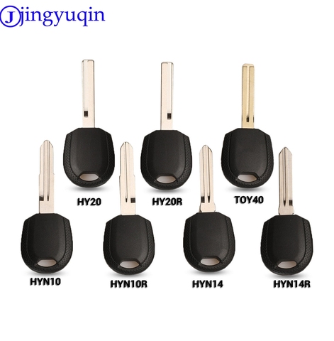 jingyuqin 10p Transponder Key Blank For Hyundai Accent I30 IX35 Sonata NF Elantra Tucson Verna Kia Car Key Shell Case ► Photo 1/4