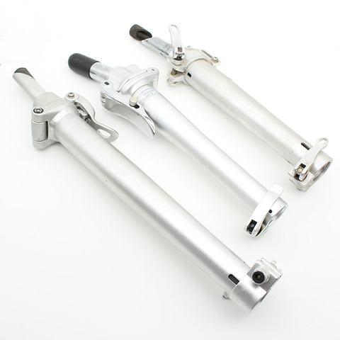 Folding Bicycle Handlebar Stem Left Folding Stem 22.2/25.4mm Down Tube Aluminum Alloy Silver ► Photo 1/6