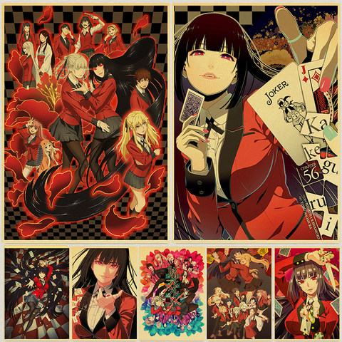 New Kakegurui Anime Poster Custom Vintage Poster Art Home Room Decoration  Kraft Paper Wall Poster Prints - Price history & Review | AliExpress Seller  - The LD Posters Store 