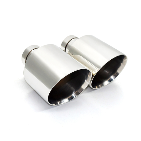 1 pcs universal Exhaust Tip Stainless Steel Exhaust Muffler Tip Tailpipe Oblique mouth Car Exhaust Tip universal ► Photo 1/5