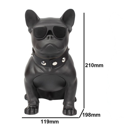 Wireless Bluetooth Speaker French bulldog  Subwoofer Multipurpose  for Computer PC Speaker FM Radio  Full Dog   Portable Stereo ► Photo 1/6