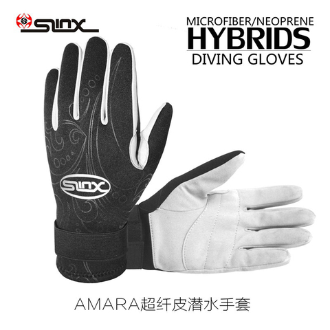 Slinx Super-fiber diving Gloves 3mm  for scuba diving SUP DIVING SURFING KAYAK ► Photo 1/6