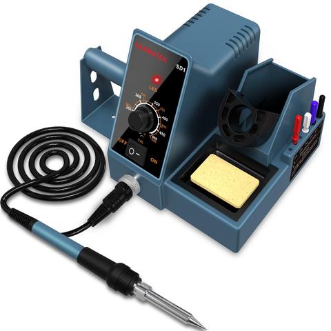 HANMATEK SD1 Constant Temperature Soldering Station Anti-Static Adjustable Temperature Household Repair Welding Tool Set 60W ► Photo 1/6