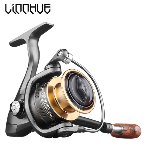 LINNHUE 2022 NEW Fishing Reel HM1000-7000 Spinning Reel 8kg Max Drag Reel Fishing 5.2:1 High Speed Metal Spool Coil Fishing Reel ► Photo 1/6