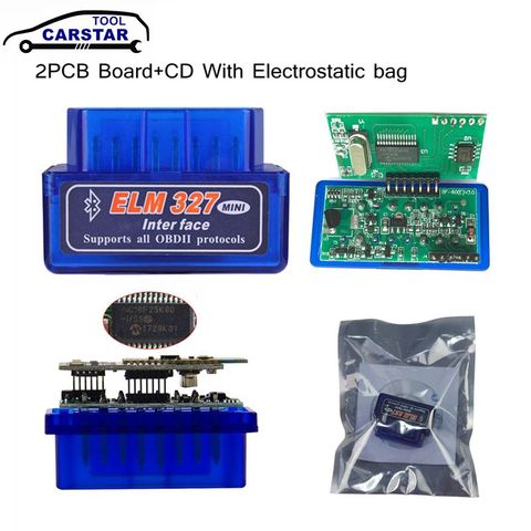 ELM327 Bluetooth V1.5 PIC18F25K80 ELM327 OBD2 Scanner ELM 327 Bluetooth Android/PC ELM 327 OBD2 Bluetooth Adapter ELM327 V1.5 ► Photo 1/6