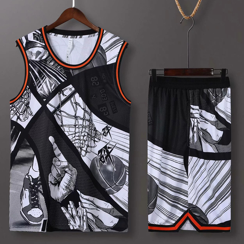 Customizable Men Women Basketball Jersey Sets Sport Kit Clothing Breathable Basketball Jersey Sleeveless Shirts Shorts Suit ► Photo 1/6