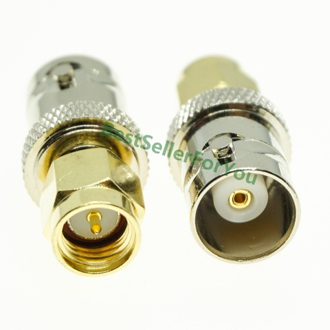 SMA Male Plug To Connector BNC Female M/F Radio Antenna Connector RF Coax Coaxial Adapter ► Photo 1/1