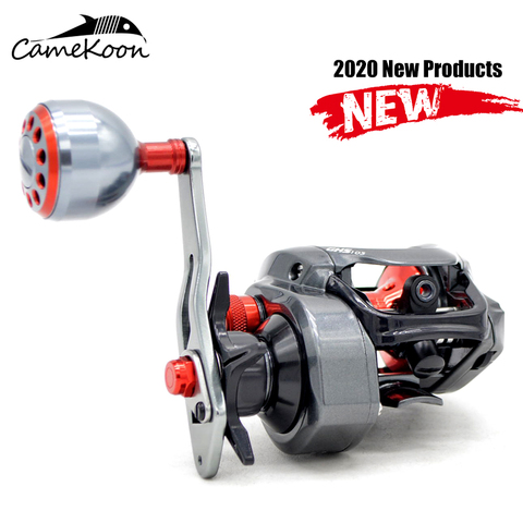 CAMEKOON Left/Right Hand Saltwater Baitcasting Reel 7.3:1 Bait Casting Fishing Wheel with Magnetic Brake Carp Fishing Coil ► Photo 1/6