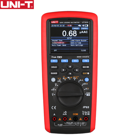 UNI-T UT181A True RMS Datalogging Multimeter Digital Display Tester  IP65 Waterproof Smart Software Trend Capture Function ► Photo 1/6