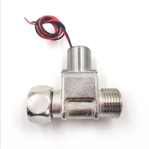 G1/2 inch miniature Induction sanitary ware bistable water control pulse solenoid valve copper energy saving valve ► Photo 1/3