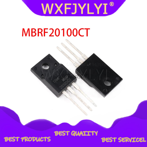 10PCS MBRF20100CT TO220F MBRF20100 TO-220F 20A 100V TO-220 ► Photo 1/1