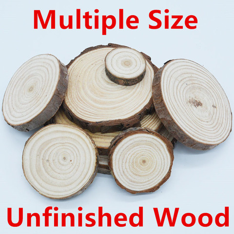  Unfinished Wood Slices Large Wood Slices for Crafts