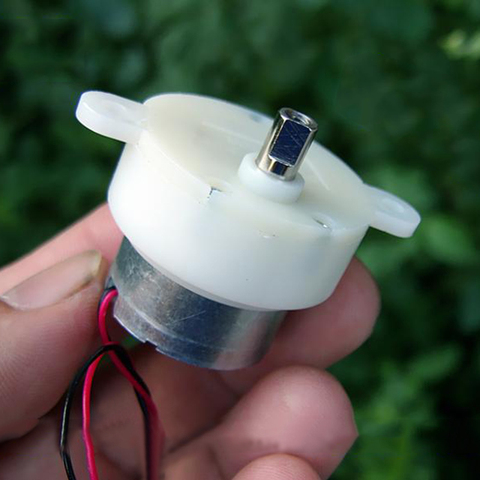 DC 6V-12V 7.5RPM Slow Speed Mute Micro 300 Turbo Worm Gearbox Gear Motor Speed Reducer Reduction Motor DIY Toy Model ► Photo 1/6