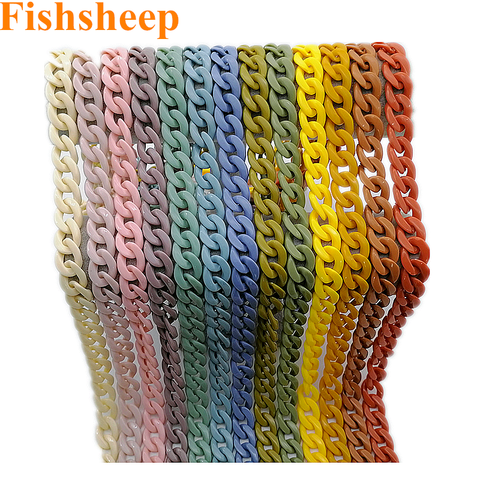 FishSheep 2022 New Color Acrylic Sunglasses Chain Women Eyeglass Chains Reading Glasses Cord Holder Neck Strap Rope Lanyard ► Photo 1/6