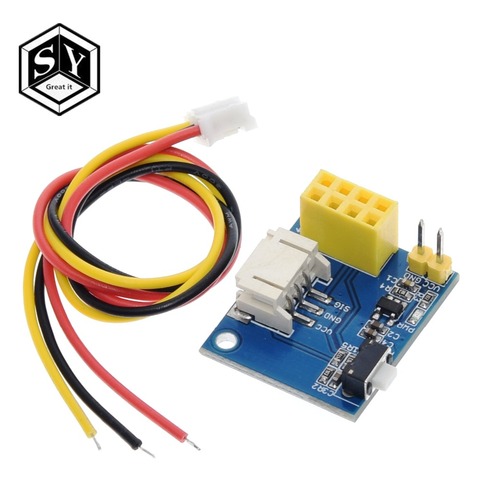 1PCS Great IT ESP8266 ESP-01 ESP-01S RGB LED Controller Module for Arduino IDE WS2812 Light Ring Smart Electronic DIY ► Photo 1/6