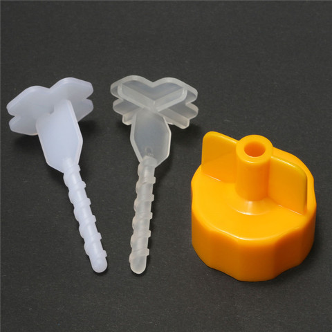 100pcs Tile Leveling System Wall Floor Flooring Tool Kits Caps Cross-Spacers Plastic prevent slippage Accurate tile ► Photo 1/6