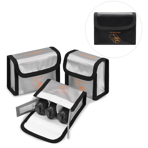 Battery Explosion-proof Bag Safety Storage Case for DJI Mavic Mini Battery Safe Bag Fireproof Protective Box for Mavic Mini 2 ► Photo 1/6
