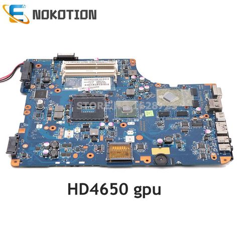 NOKOTION FOR Toshiba Satellite L500 L505 Laptop Motherboard 15.6 inch K000092530 NSWAA LA-5322P HM55 HD4650 GPU DDR3 full test ► Photo 1/6