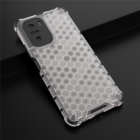 For Xiaomi Poco F3 Case Rugged Soft Silicone Frame Hard Transparent Back Cover Armor Shockproof Phone Case For Xiaomi Poco F3 ► Photo 1/6