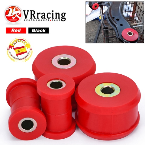 VR - Front Control Arm Bushing Kit FOR VW Beetle 98-06 / Golf 85-06 / Jetta 85-06 Polyurethane BLACK,RED VR-CAB01 ► Photo 1/6