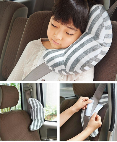 Hot New 1 Pc Children Auto Car Seat Headrest Pad Shoulder Support Cushion Cotton Soft Sleep Pillow High Quality ► Photo 1/5