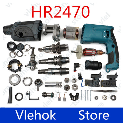 Replace for Makita HR2470 HR2470 Electric Hammer Impact Drills Power Tool Accessories tools part Armature Rotor Stator Field ► Photo 1/1