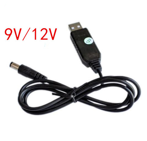 USB power boost line DC 5V to DC 9V / 12V Step UP Module USB Converter Adapter Cable 2.1x5.5mm Plug ► Photo 1/1