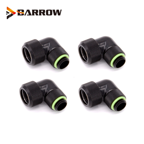 BARROW 90 Degree Fitting use for OD12mm/OD14mm/OD16mm Hard Tube to Hand Compression Copper Fitting Double Interface 4pcs/lots ► Photo 1/6