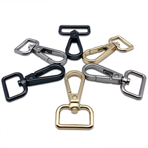 5pcs Swivel Lobster Clasp Keychain Alloy Metal Clasps Hooks Handbag Straps Accessories DIY Jewelry Making ► Photo 1/6