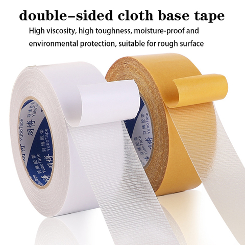 20meter double-sided cloth base tape high adhesive strength wedding exhibition mesh carpet tape cloth base tape double-sided adh ► Photo 1/6