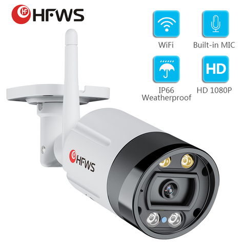 hfwvision ip camera1080P 2MP Video Surveillance camera security camaras de vigilancia con wifi camera outdoor Cctv cameras ► Photo 1/6