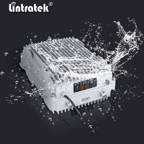 Lintratek 90dB high performance 2g 3g 4g signal booster 850 900 1700 1800 1900 2100 mhz mobile phone outdoor repeater amplifier ► Photo 1/6