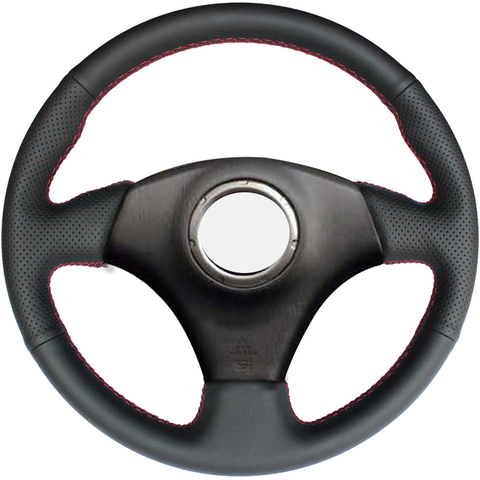 Black PU Faux Leather DIY Car Steering Wheel Cover for Toyota RAV4 Celica IS200 IS300 1998-2005 Corolla Matrix MR2 2000-2008 ► Photo 1/6
