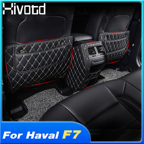 Hivotd For Haval F7 2022 Car Seat Back Anti-kick Mat Children Anti-Dirty Protector Cover Waterproof Pads Interior Accessories ► Photo 1/6