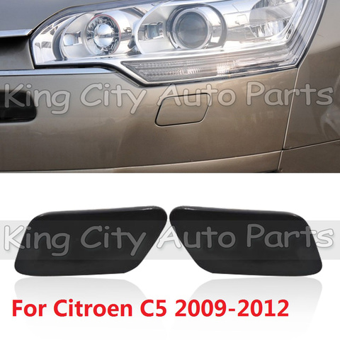 CAPQX For Citroen C5 2009 2010 2011 2012 Car Left & Right Headlight Headlamp Washer Nozzle Jet Cover Cap lid ► Photo 1/1