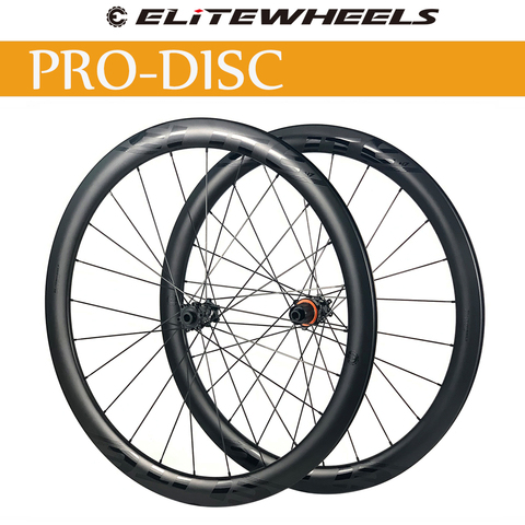Elite Road Disc Brake Carbon Bicycle Wheel 30/35/38/45/47/50/55/60mm Tubular Clincher Tubeless With Sapim Spoke 700c Wheelset ► Photo 1/6