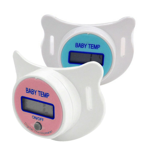 Digital Safety Practical Mouth Nipple Temperature Baby LCD Pacifier Thermometer With Battery Kitchen Tools ► Photo 1/6