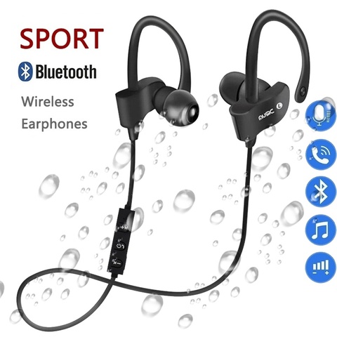 558 Bluetooth Earphone Earloop Earbuds Stereo Bluetooth Headset Wireless Sport Earpiece Handsfree With Mic For All Smart Phones ► Photo 1/6