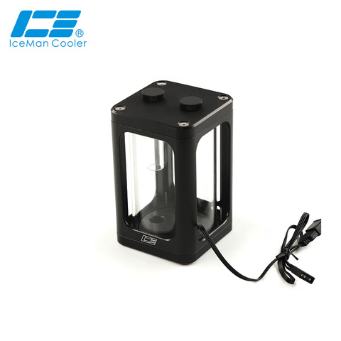 IceManCooler Small Water Tank For Computer Water Cooling ,ARGB Light System ,Support Sync MB,Glass Type Reservoir 120MM ► Photo 1/4