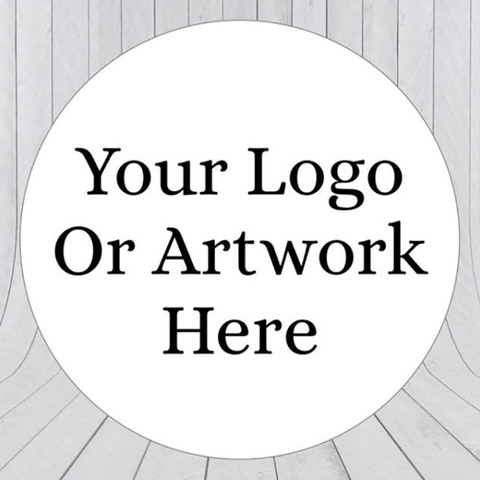 Circle Logo Stickers - Circular Business Stickers - Round Logo Labels - Round Packaging Stickers - Custom Logo Stickers - Store ► Photo 1/1