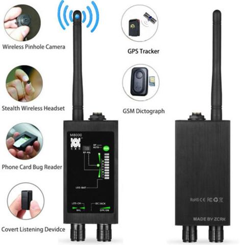 M8000 automatic Signal Detector Wireless RF Signal Detector Anti-spy Candid Camera GSM GPS Scan Finder Magnetic Antenna Detect ► Photo 1/6