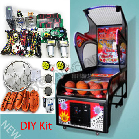 Adult Street Basketball Machine Kits Coin operated Basketball Games Kits Arcade shooting Ball Game ► Photo 1/6