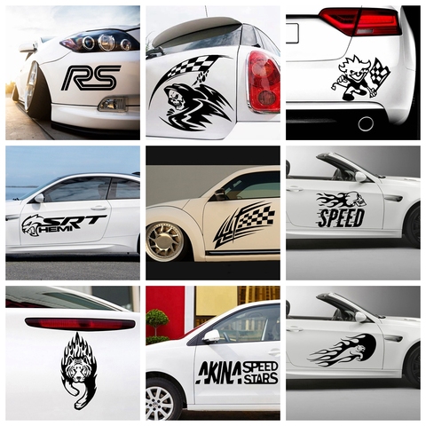 Creative F1 Racing Auto Sticker Funny Colorful Car Stickers Auto Automobile Decals ► Photo 1/6