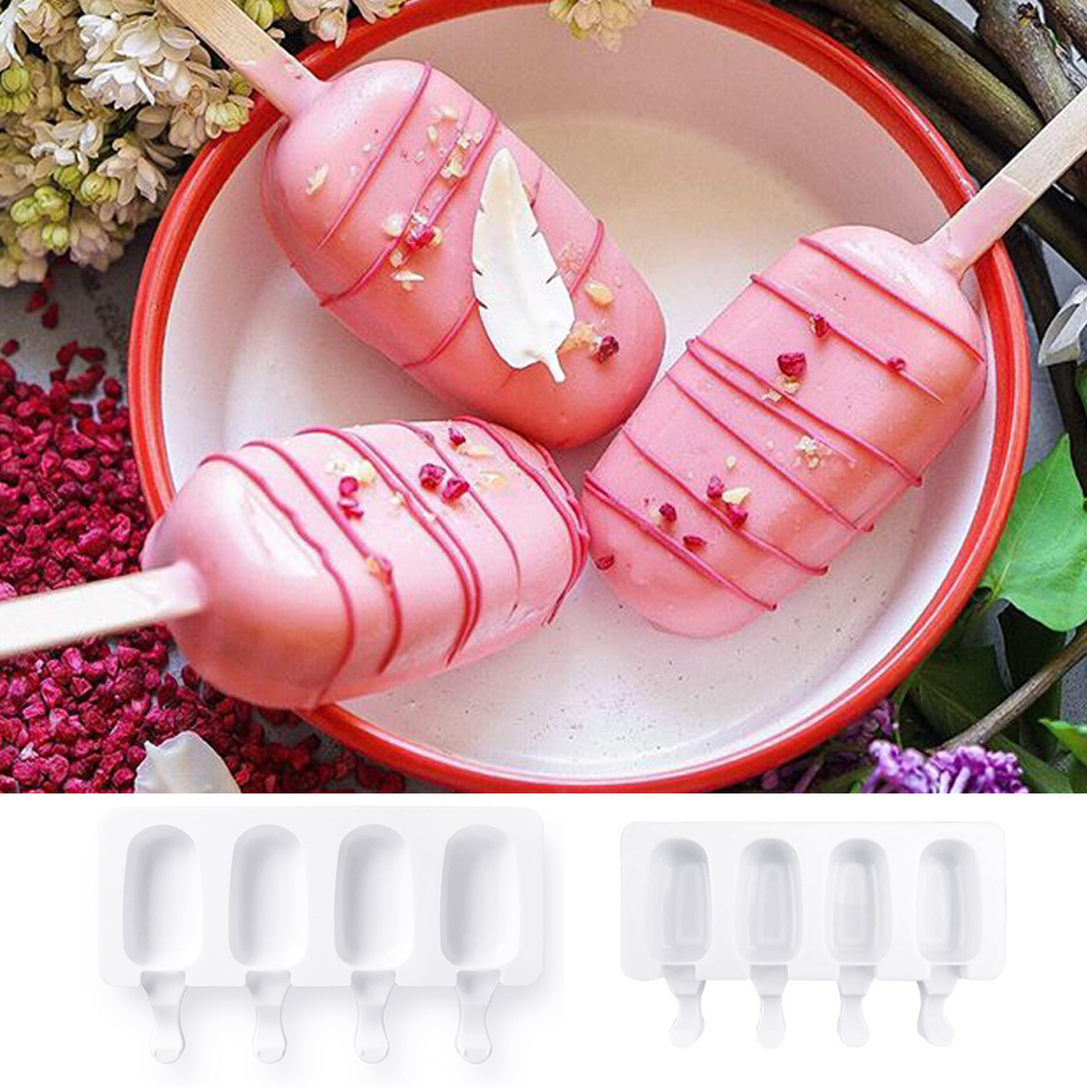 Ice Pop Maker Popsicle Mold Cream Mould  Pop Makers Popsicle Molds New - 4  Cell New - Aliexpress